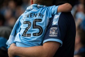 supporters coventry father and child
