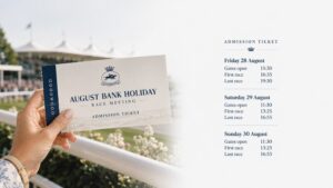 Goodwood August Bank Holiday admission ticket