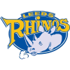 Image Leed Rhinos Logo Blue Yellow with a grey ryno