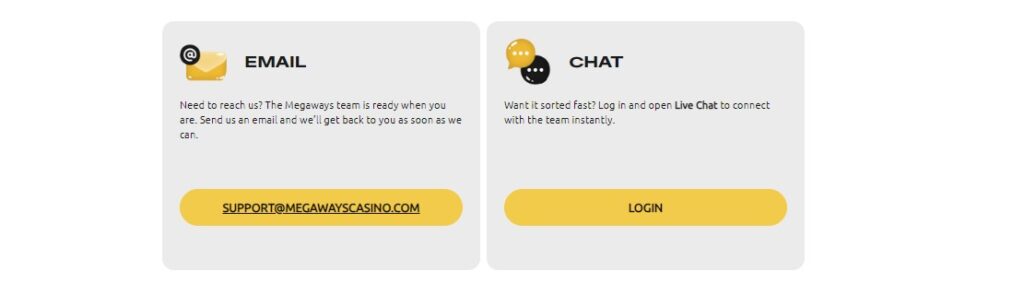 Megaways casino UK Customer Support