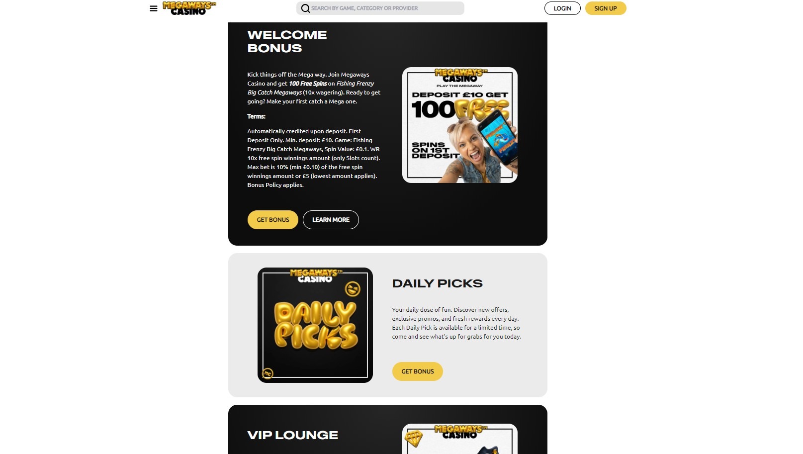 Megaways casino UK Promotions pc