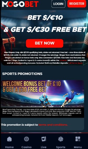 Mogobet UK Sports Promotions
