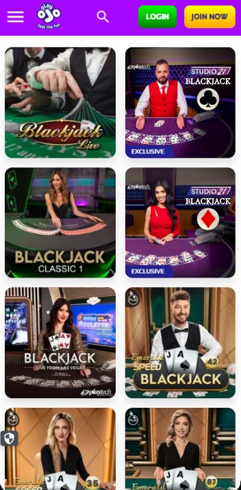 PlayOJO Casino UK Blackjack