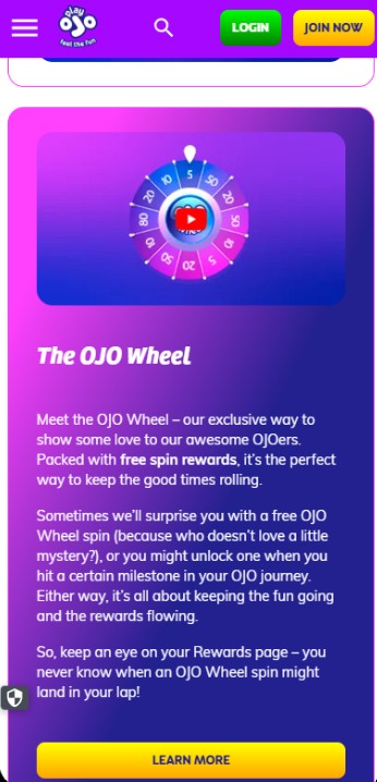 PlayOJO Casino UK Promotions