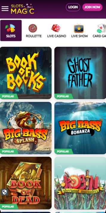Slotsmagic Casino UK Slots