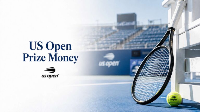 Tennis racket and US Open ball