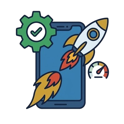 app speed and stability icon