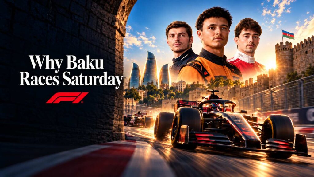 Formula 1 Baku race preview showing F1