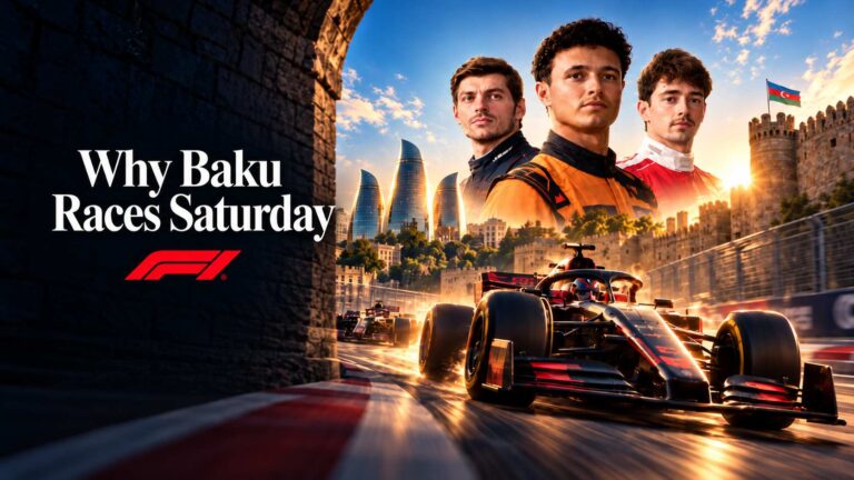 Formula 1 Baku race preview showing F1
