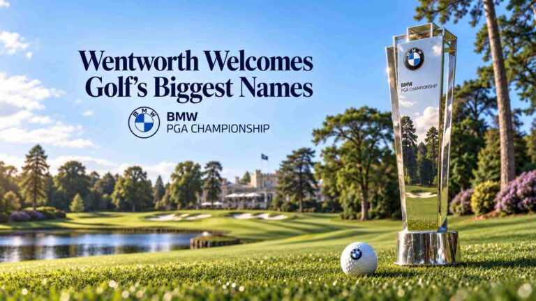 BMW PGA Championship silver golf trophy