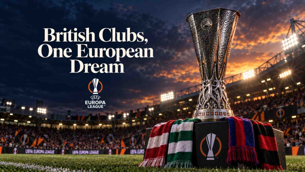 Europa League trophy Sunderland, Celtic, Crystal Palace and Bournemouth