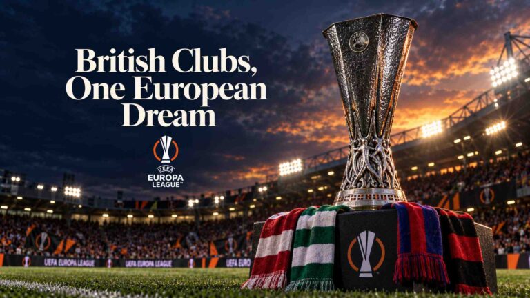 Europa League trophy Sunderland, Celtic, Crystal Palace and Bournemouth