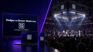 Hedges Brown DAZN broadcast