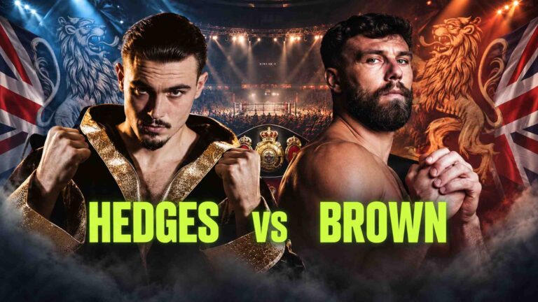 John Hedges and Pat Brown poster fight UK