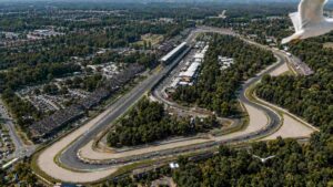 Aerial view full Monza Formula 1