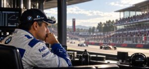 Juan Pablo Montoya seated