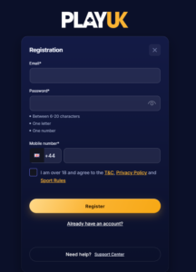 PlayUK Registration