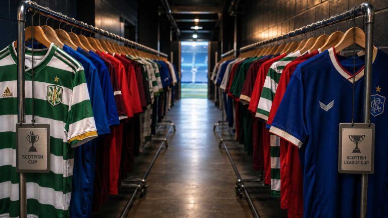 Scottish Cup and Scottish League Cup shirts