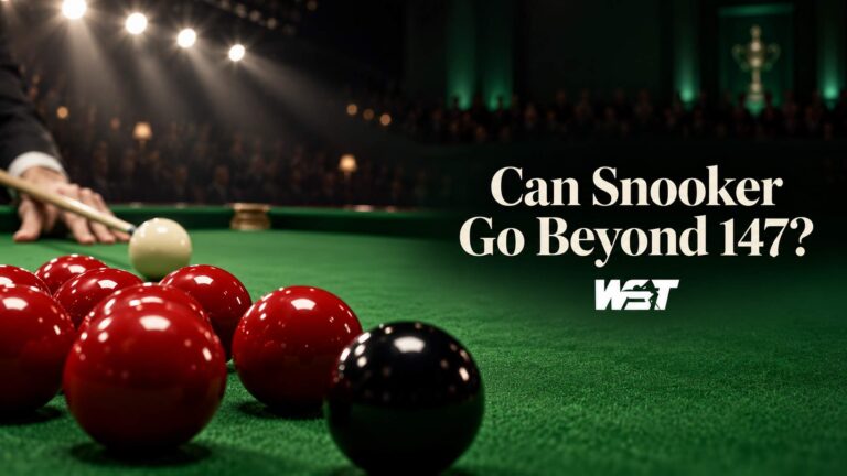 snooker scene with red and black balls