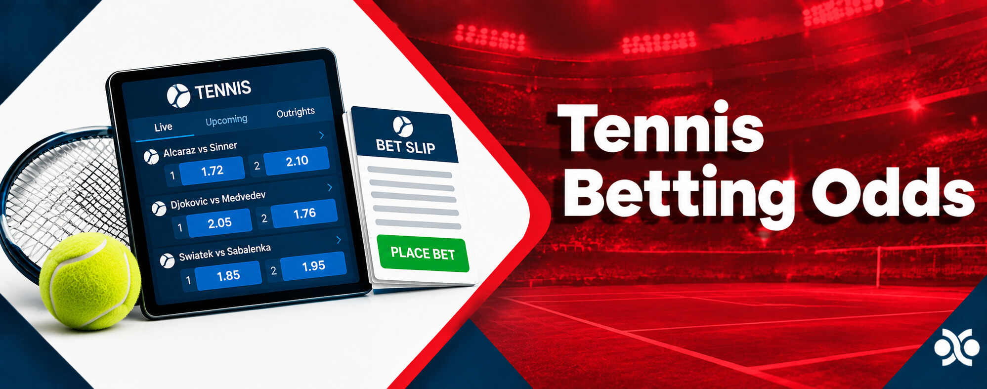 Tennis betting odds