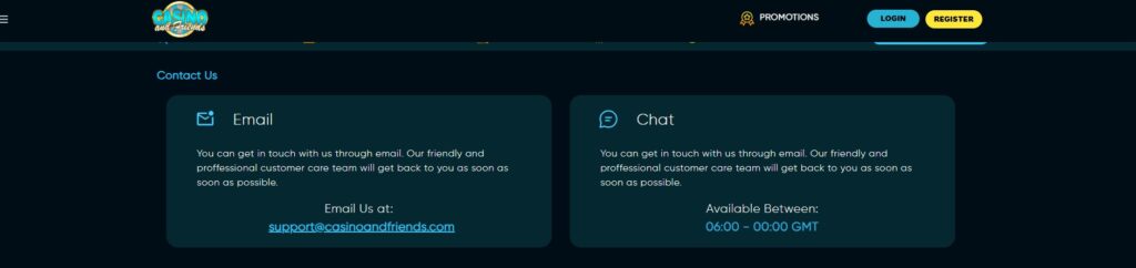 Casino and friends Customer Support pc