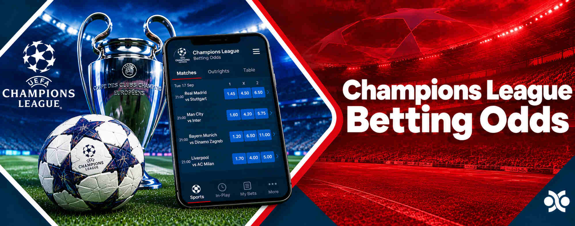Champions League Betting Odds UK