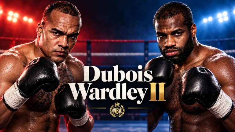 Dubois vs Wardley II boxing, London 2026, WBA
