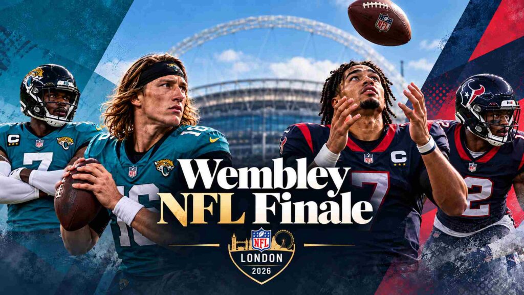 NFL London 2026 Wembley Finale, Jacksonville Jaguars and Houston Texans, Wembley Stadium.